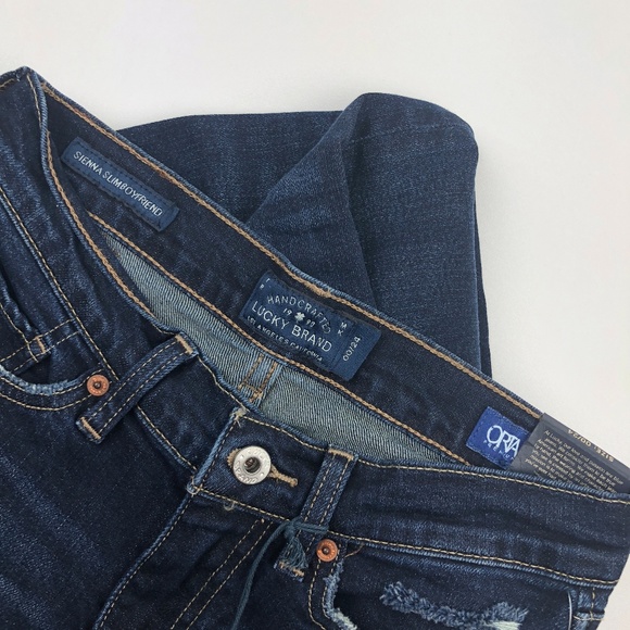 NWT Lucky Brand Sienna Slim Boyfriend Jeans 24 - Picture 6 of 8